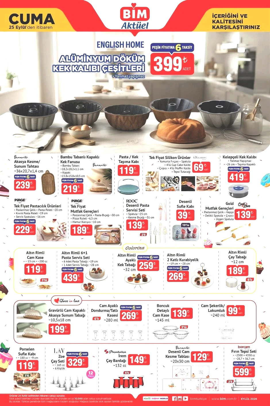 YEPYENİ BİM AKTÜEL 23-25 EYLÜL 2026 KATALOĞU - HAFTANIN İNDİRİMLİ ÜRÜNLER BİM AFİŞİ || Bimde bu hafta neler var Bim broşürü Moka Pot, Dikiş Seti, Çocuk Valiz, çalışma masası getiriyor