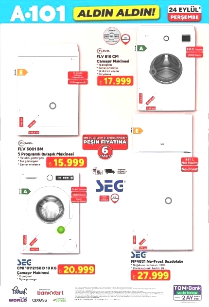 A101 KATALOG BUGÜN SATIŞTA 24 EYLÜL PERŞEMBE: A101 Aldın Aldın bu hafta hangi ürünler indirimde A101 Halı ve Koltuk Yıkama Makinesi, Boyun Masaj Aleti, Kedi ve Köpek Maması...