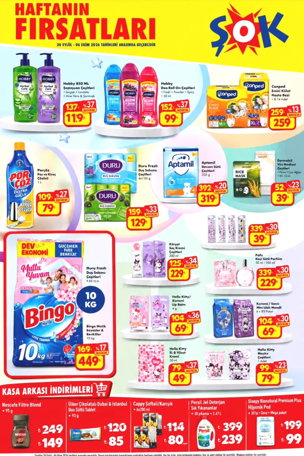 ŞOK'a 30 Eylül Çarşamba Paşabahçe Çay Takımı ve 10 Kilo Bingo Geliyor! Fiyatlar 34,95 TL'den Başlıyor: İşte Aktüel Katalog