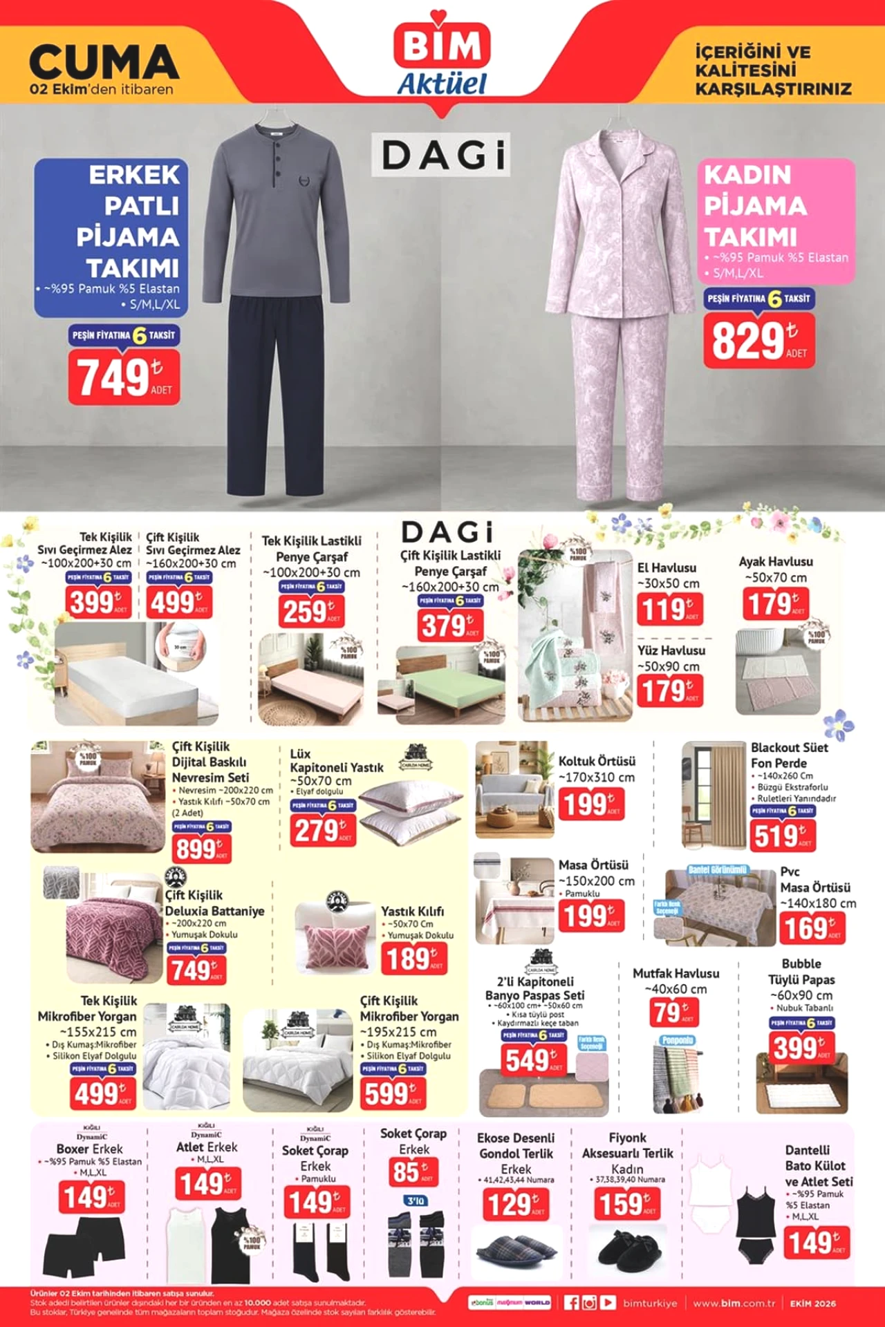 BİM'e Cuma 29 TL'lik Ürünler Geliyor! English Home Yemek Takımı da Var